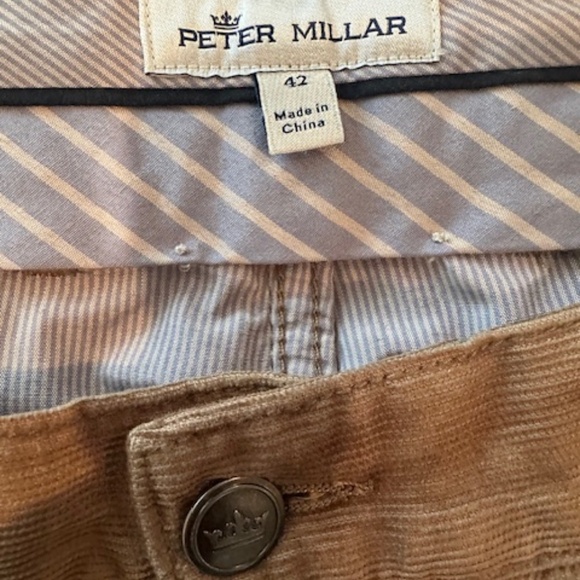 Peter Millar Cords Sz 42x34 Khaki - Picture 2 of 4